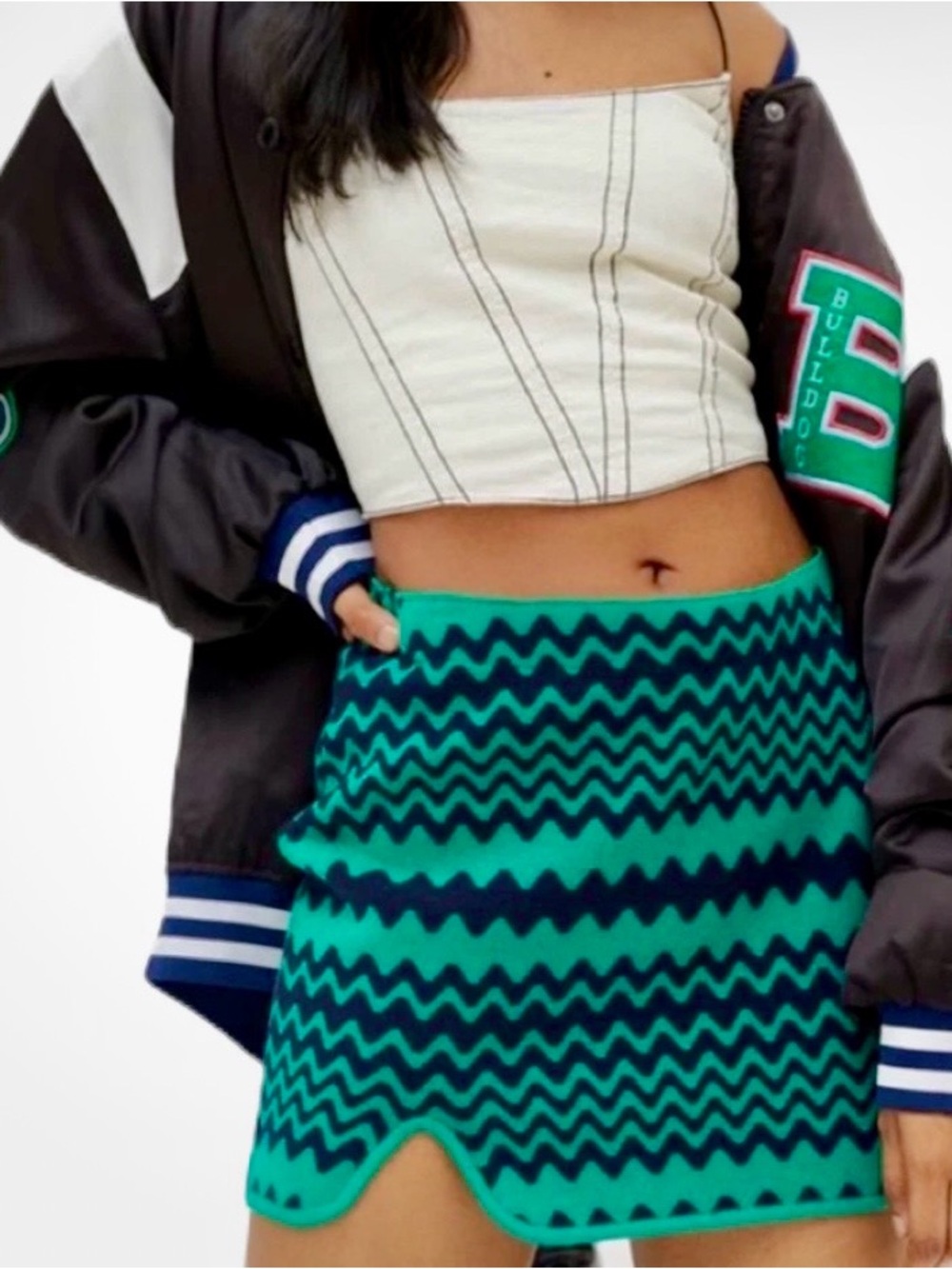 Urban Outfitters “Tallulah” Notched Sweater Mini Skirt!